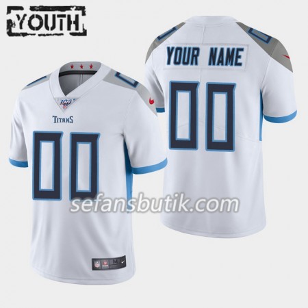Tennessee Titans Tröjor Custom Nike Vit 100th - Barn Tennessee Titans Tröjor Custom Nike Vit 100th - Barn